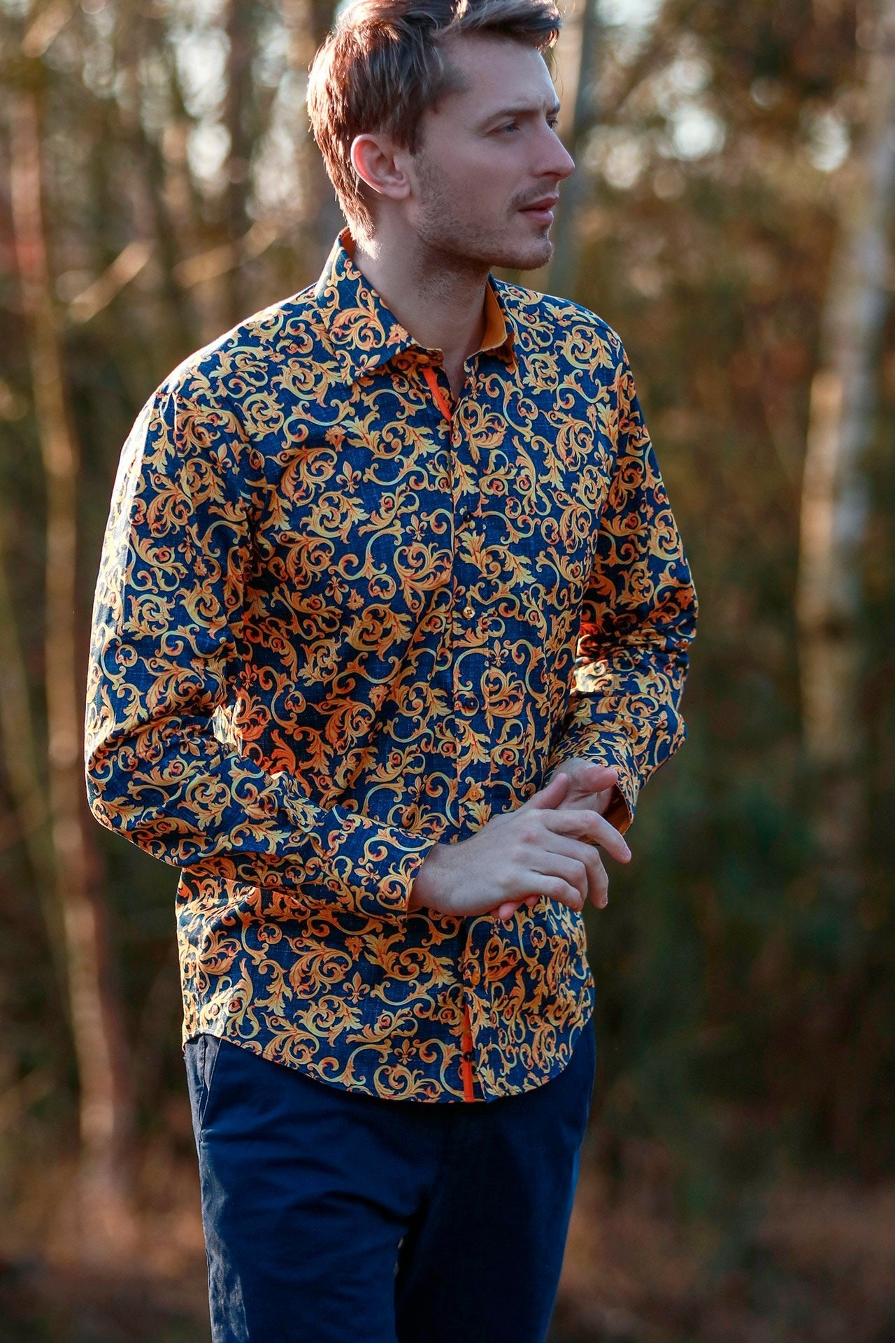 LUXURIOUS ORNAMENTAL PAISLEY SHIRT - Claudio Lugli Shirts
