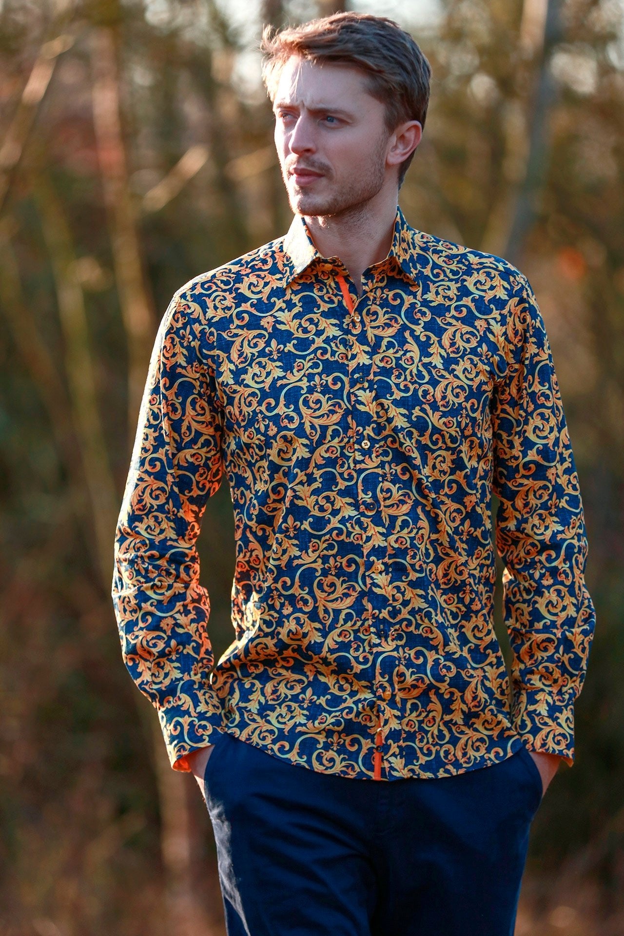 LUXURIOUS ORNAMENTAL PAISLEY SHIRT - Claudio Lugli Shirts