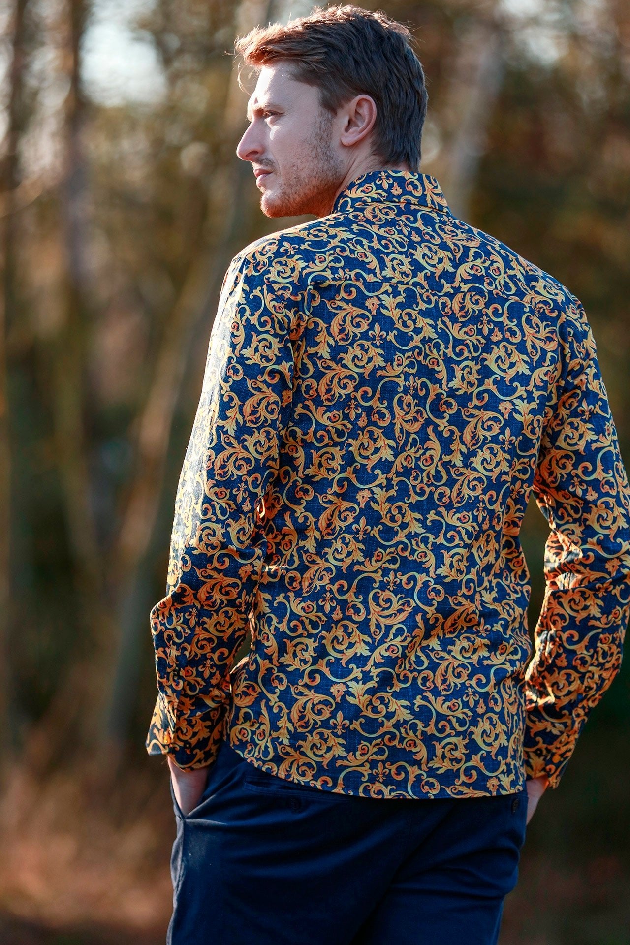 LUXURIOUS ORNAMENTAL PAISLEY SHIRT - Claudio Lugli Shirts