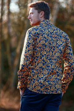 LUXURIOUS ORNAMENTAL PAISLEY SHIRT - Claudio Lugli Shirts