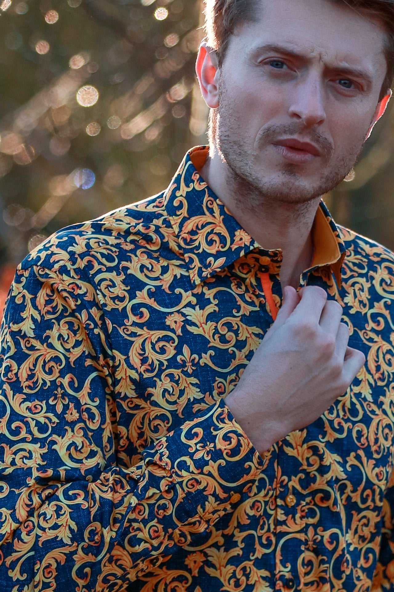 LUXURIOUS ORNAMENTAL PAISLEY SHIRT - Claudio Lugli Shirts