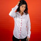 MADONNA POPPY PRINT WOMENS SHIRT - Premium Men's Patterned Shirt by Claudio Lugli | Bold Design, Tailored Fit, Best Printed Shirts