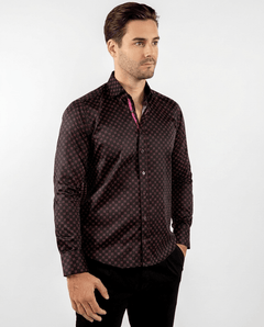 Midnight Club Cross Beam Print Shirt - Claudio Lugli Shirts