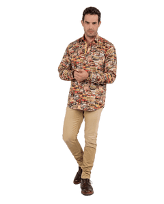 Monaco Montage Print Shirt - Claudio Lugli Shirts
