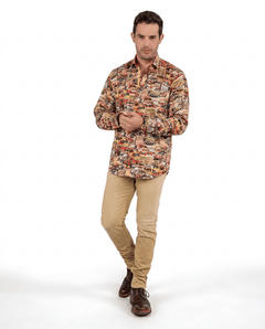 Monaco Montage Print Shirt - Claudio Lugli Shirts