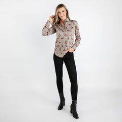 MUSTANG HORSE PRINT WOMENS SHIRT - Premium Men's Patterned Shirt by Claudio Lugli | Bold Design, Tailored Fit, Best Printed Shirts