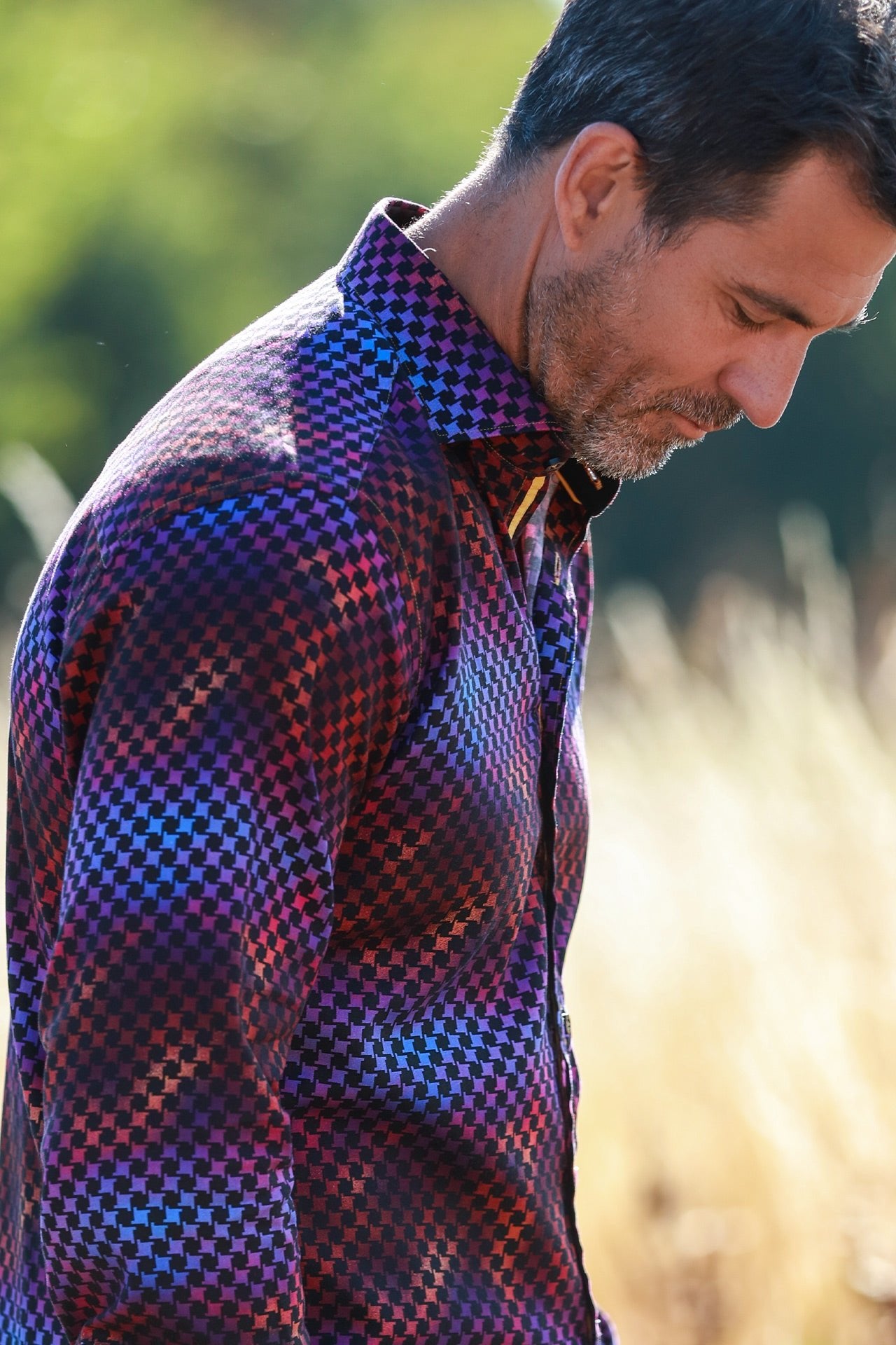 NEON DISCO PRINT SHIRT - Claudio Lugli Shirts