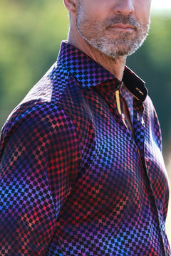 NEON DISCO PRINT SHIRT - Claudio Lugli Shirts