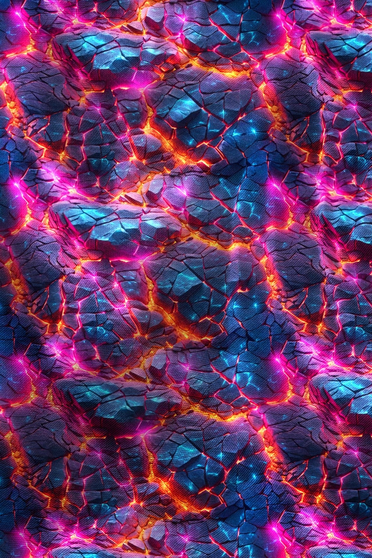 NEON ROCK PRINT SHIRT - Claudio Lugli Shirts