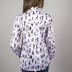 NHS SUPPORT HUMANITY WOMENS PRINT SHIRT - Premium Men's Patterned Shirt by Claudio Lugli | Bold Design, Tailored Fit, Best Printed Shirts