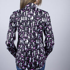 NHS SUPPORT HUMANITY WOMENS PRINT SHIRT - Premium Men's Patterned Shirt by Claudio Lugli | Bold Design, Tailored Fit, Best Printed Shirts