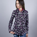 NHS SUPPORT HUMANITY WOMENS PRINT SHIRT - Premium Men's Patterned Shirt by Claudio Lugli | Bold Design, Tailored Fit, Best Printed Shirts