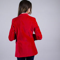 OREGON VELVET DOUBLE BREASTED WOMENS JACKET - Premium Men's Patterned Shirt by Claudio Lugli | Bold Design, Tailored Fit, Best Printed Shirts