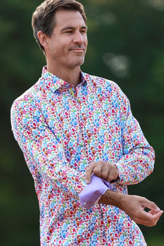 Ornamental Silhouette Print Shirt - Claudio Lugli Shirts