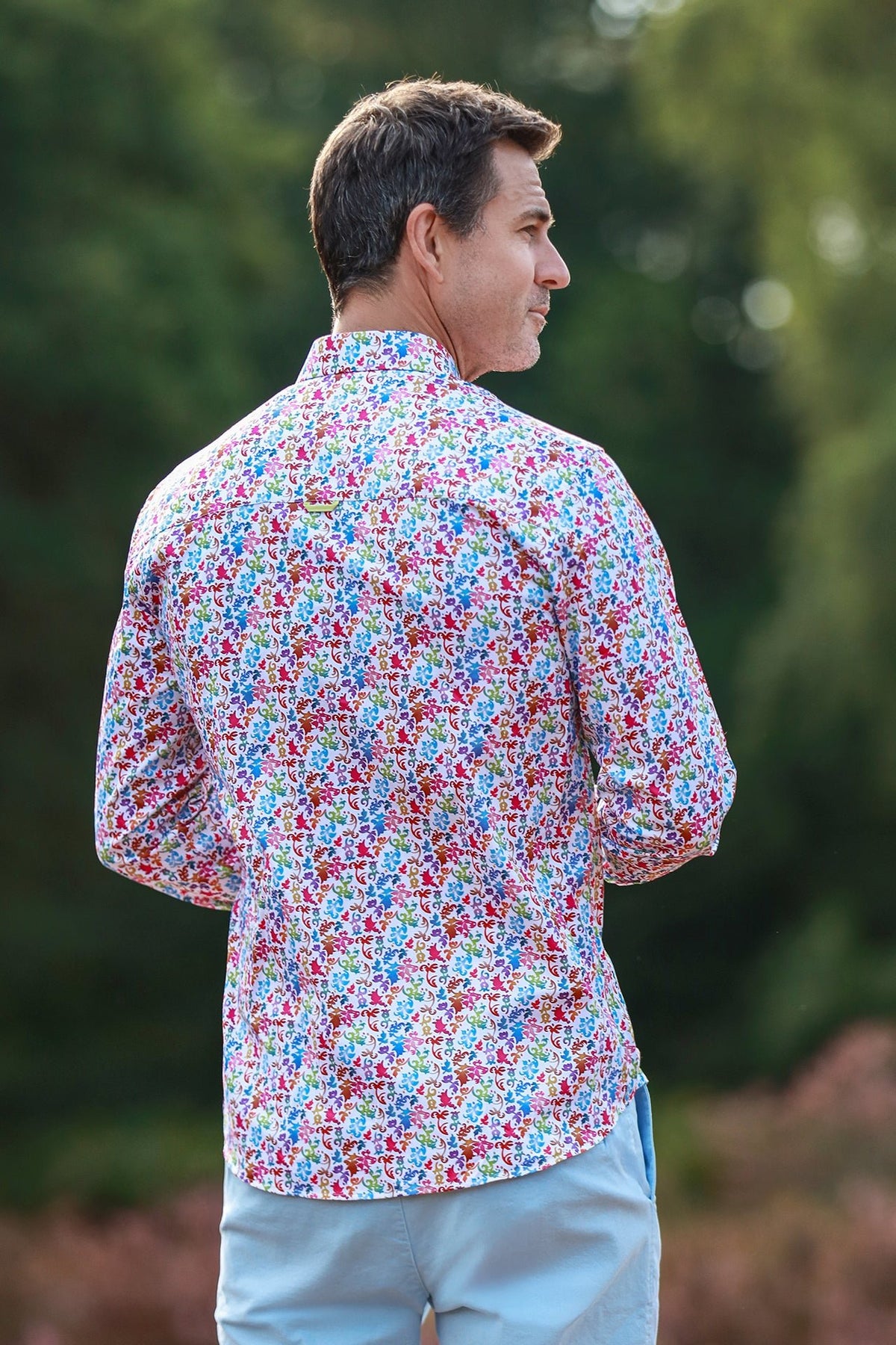 Ornamental Silhouette Print Shirt - Claudio Lugli Shirts