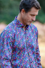 Ornamental Silhouette Print Shirt - Claudio Lugli Shirts