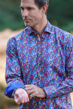 Ornamental Silhouette Print Shirt - Claudio Lugli Shirts