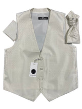 PAISLEY WAISTCOAT, CRAVAT AND HANDKERCHIEF SET - Claudio Lugli Shirts