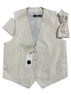 PAISLEY WAISTCOAT, CRAVAT AND HANDKERCHIEF SET - Claudio Lugli Shirts