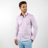 PALE FAINT SHADING CLASSIC SHIRT - Premium Men's Patterned Shirt by Claudio Lugli | Bold Design, Tailored Fit, Best Printed Shirts