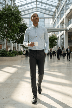 Pale Faint Shading Classic Shirt - Claudio Lugli Shirts