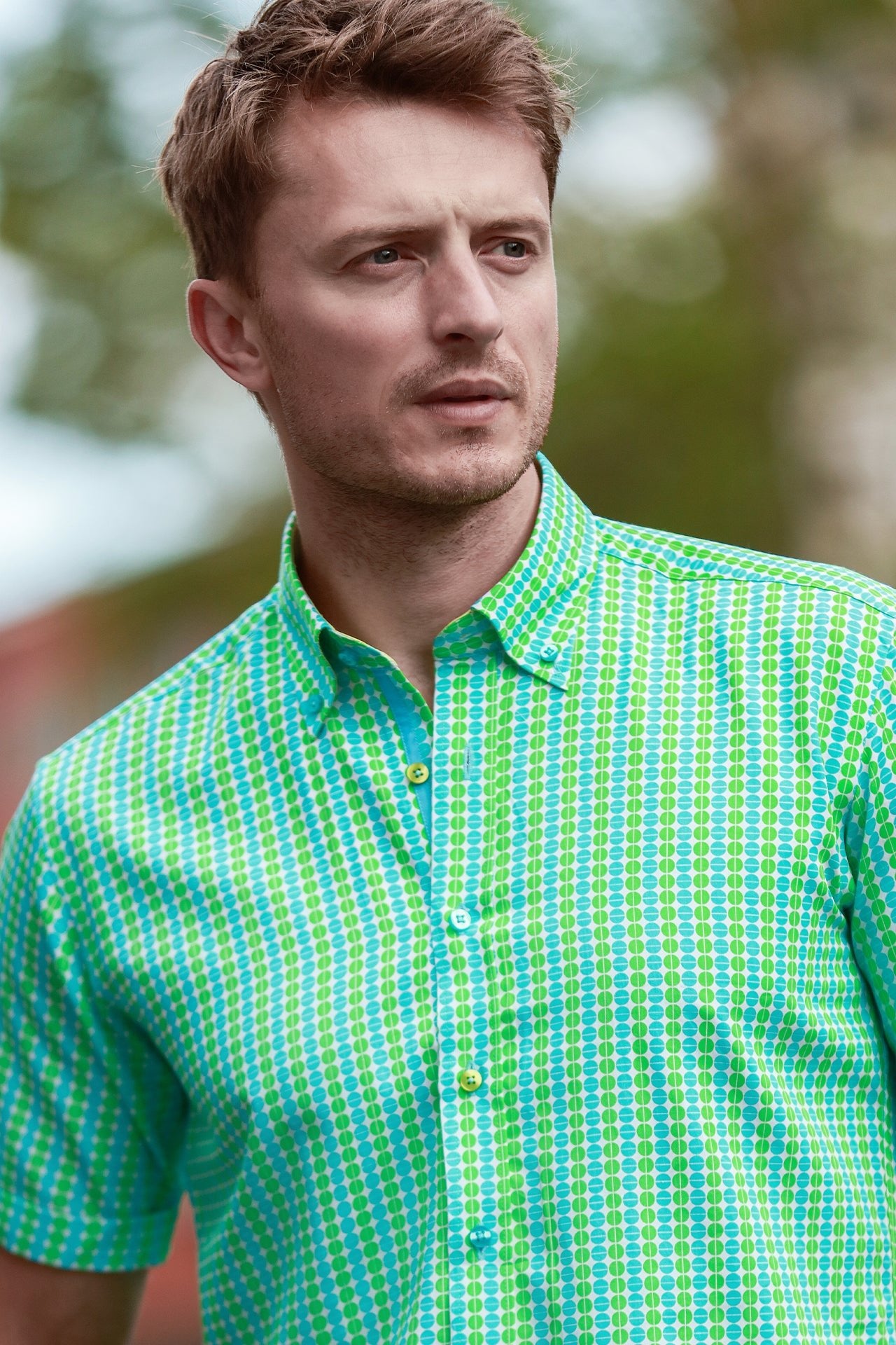 Pixel Check Short Sleeve Shirt - Claudio Lugli Shirts