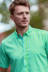 Pixel Check Short Sleeve Shirt - Claudio Lugli Shirts