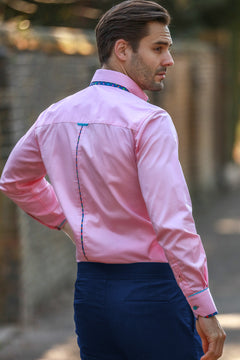 PLAIN DOUBLE COLLAR LONG SLEEVE - Claudio Lugli Shirts