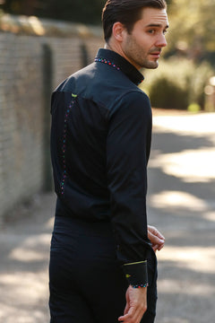 PLAIN DOUBLE COLLAR LONG SLEEVE - Claudio Lugli Shirts