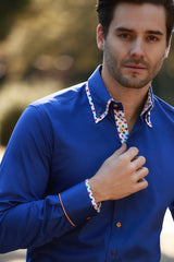 PLAIN DOUBLE COLLAR LONG SLEEVE - Claudio Lugli Shirts