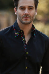 PLAIN DOUBLE COLLAR LONG SLEEVE - Claudio Lugli Shirts