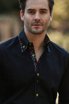 PLAIN DOUBLE COLLAR LONG SLEEVE - Claudio Lugli Shirts