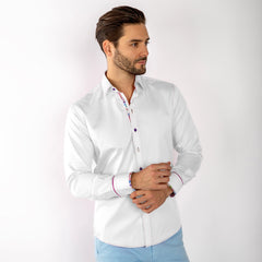 Plain Long Sleeve Shirt - Claudio Lugli Shirts