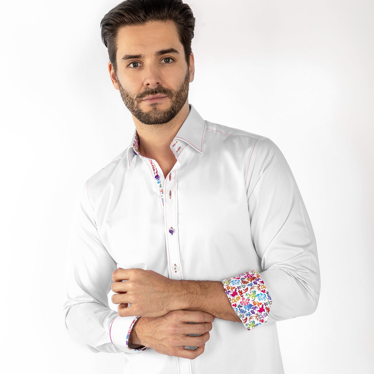 Plain Long Sleeve Shirt - Claudio Lugli Shirts