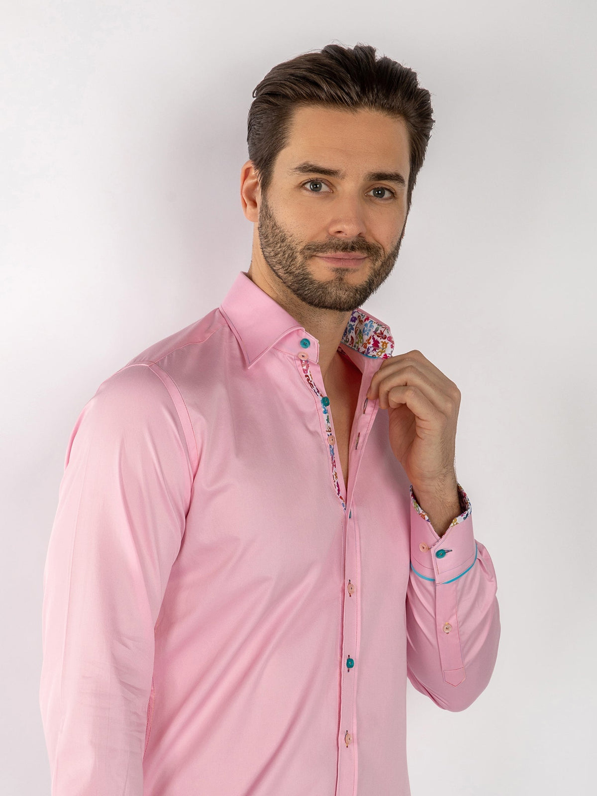 Plain Long Sleeve Shirt - Claudio Lugli Shirts
