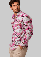 PLUM BLOSSOM PRINT SHIRT - Claudio Lugli Shirts