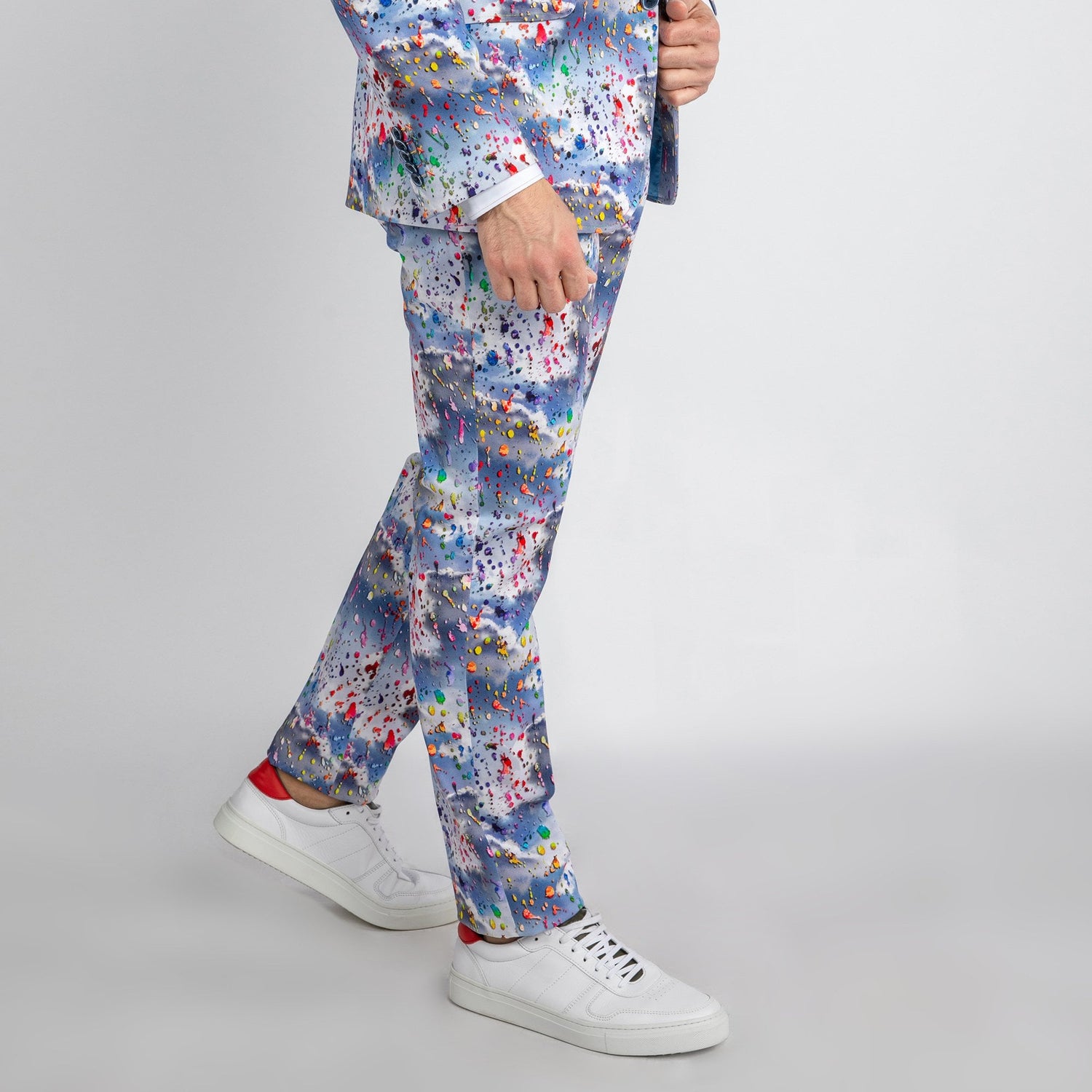 PRINTED SUIT TROUSERS - Claudio Lugli Shirts