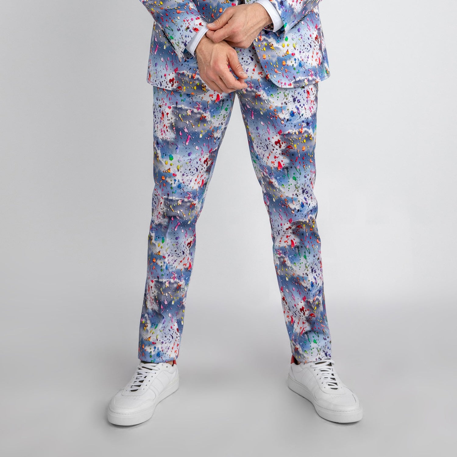 PRINTED SUIT TROUSERS - Claudio Lugli Shirts