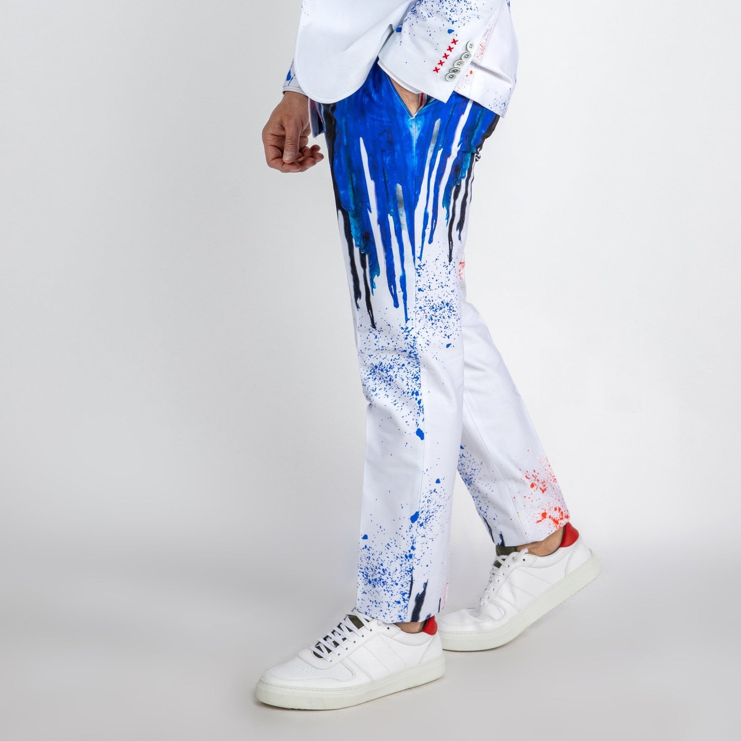 PRINTED SUIT TROUSERS - Claudio Lugli Shirts