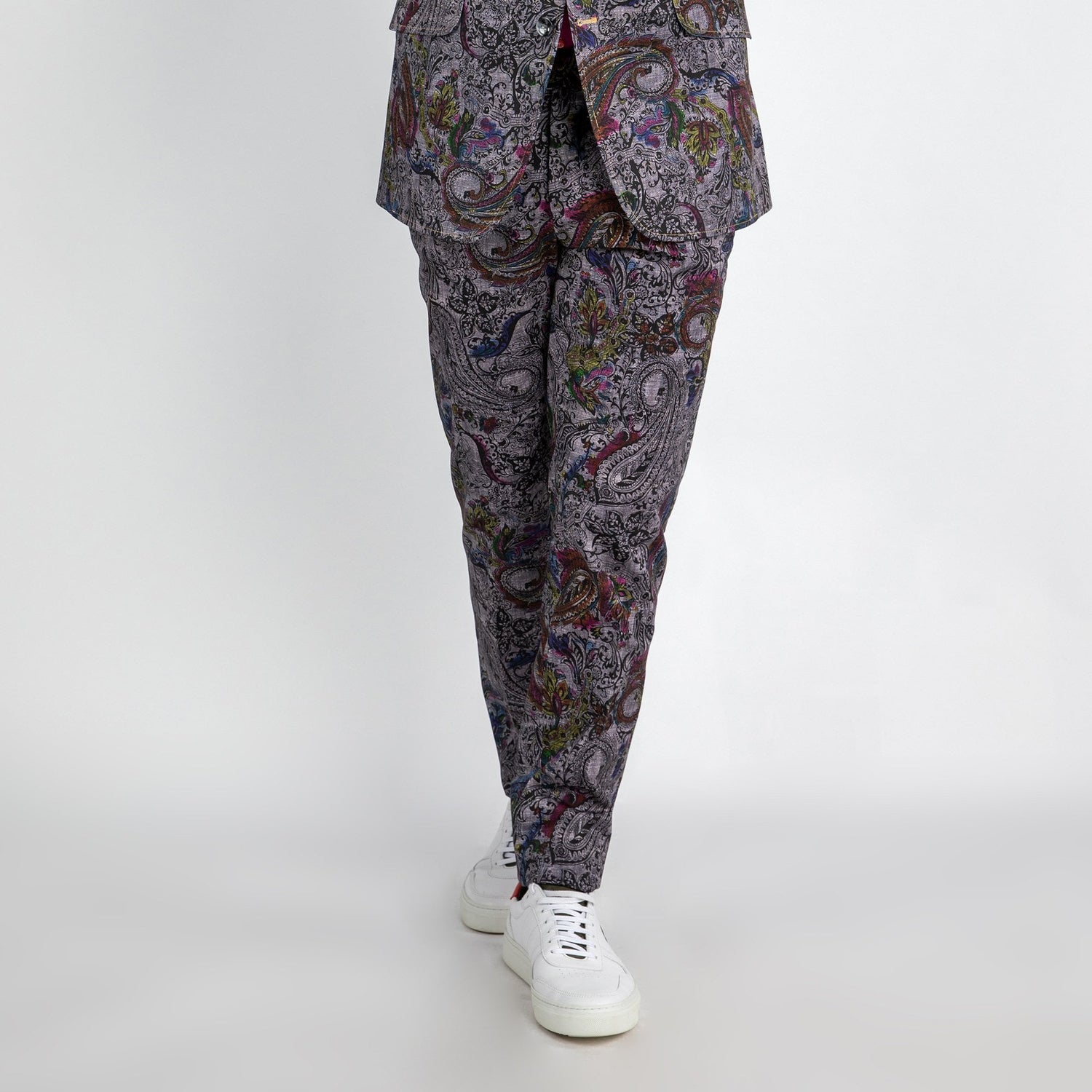 PRINTED SUIT TROUSERS - Claudio Lugli Shirts