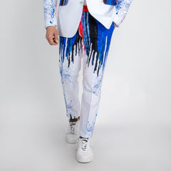 PRINTED SUIT TROUSERS - Claudio Lugli Shirts