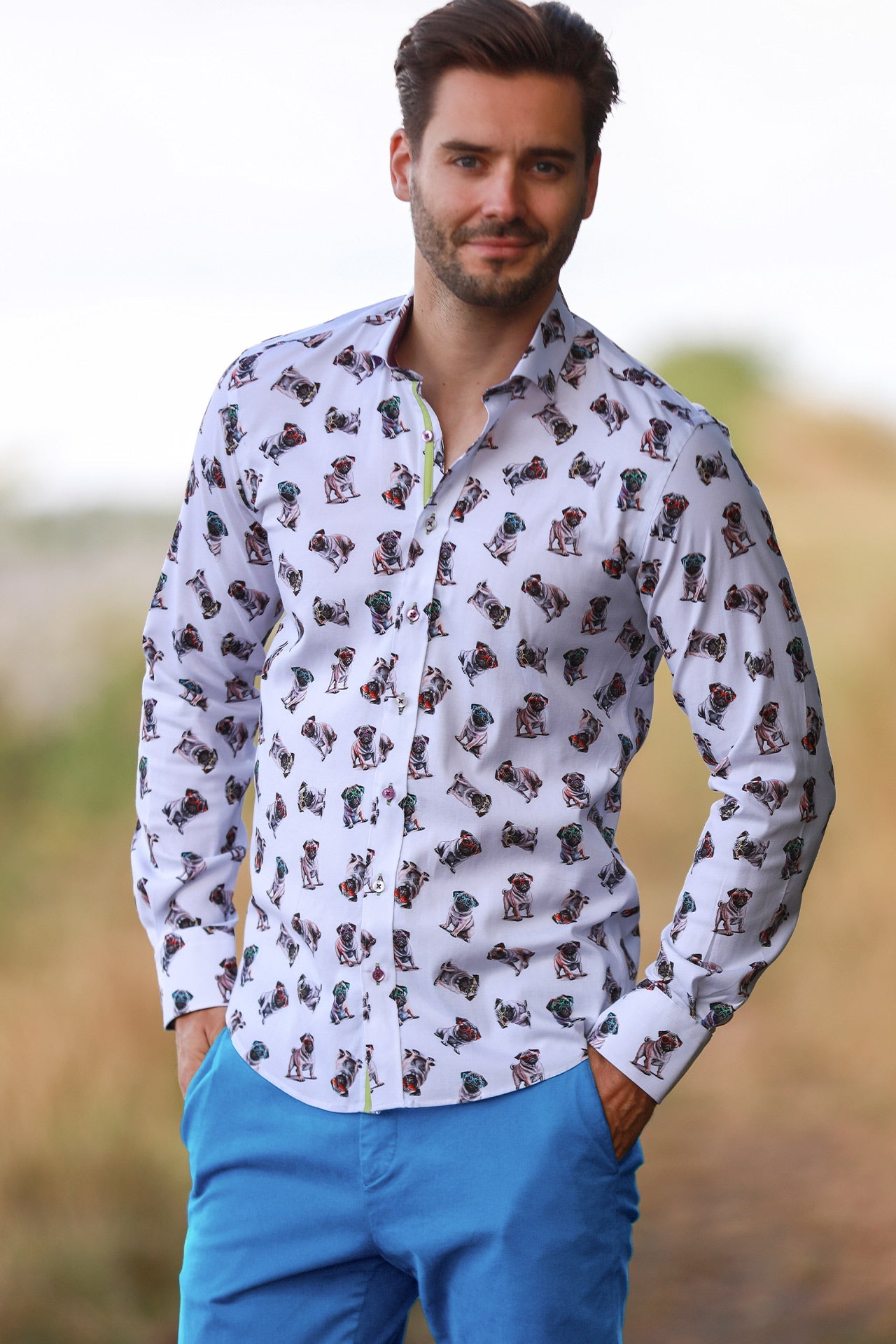 PUG LIFE TENCEL SHIRT - Claudio Lugli Shirts