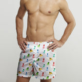 PUGS COTTON POPLIN PRINT BOXER SHORT - Premium Men's Patterned Shirt by Claudio Lugli | Bold Design, Tailored Fit, Best Printed Shirts