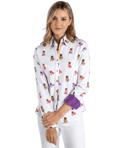 Pugs Womens Print Shirt - Claudio Lugli Shirts