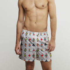 QUEEN CARD COTTON POPLIN PRINT BOXER SHORTS – Premium Men's Patterned Shirt by Claudio Lugli | Bold Design, Tailored Fit, Best Printed Shirts