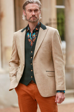 Race-Day Herringbone Jacket - Claudio Lugli Shirts