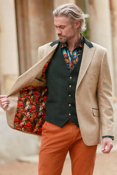 Race-Day Herringbone Jacket - Claudio Lugli Shirts