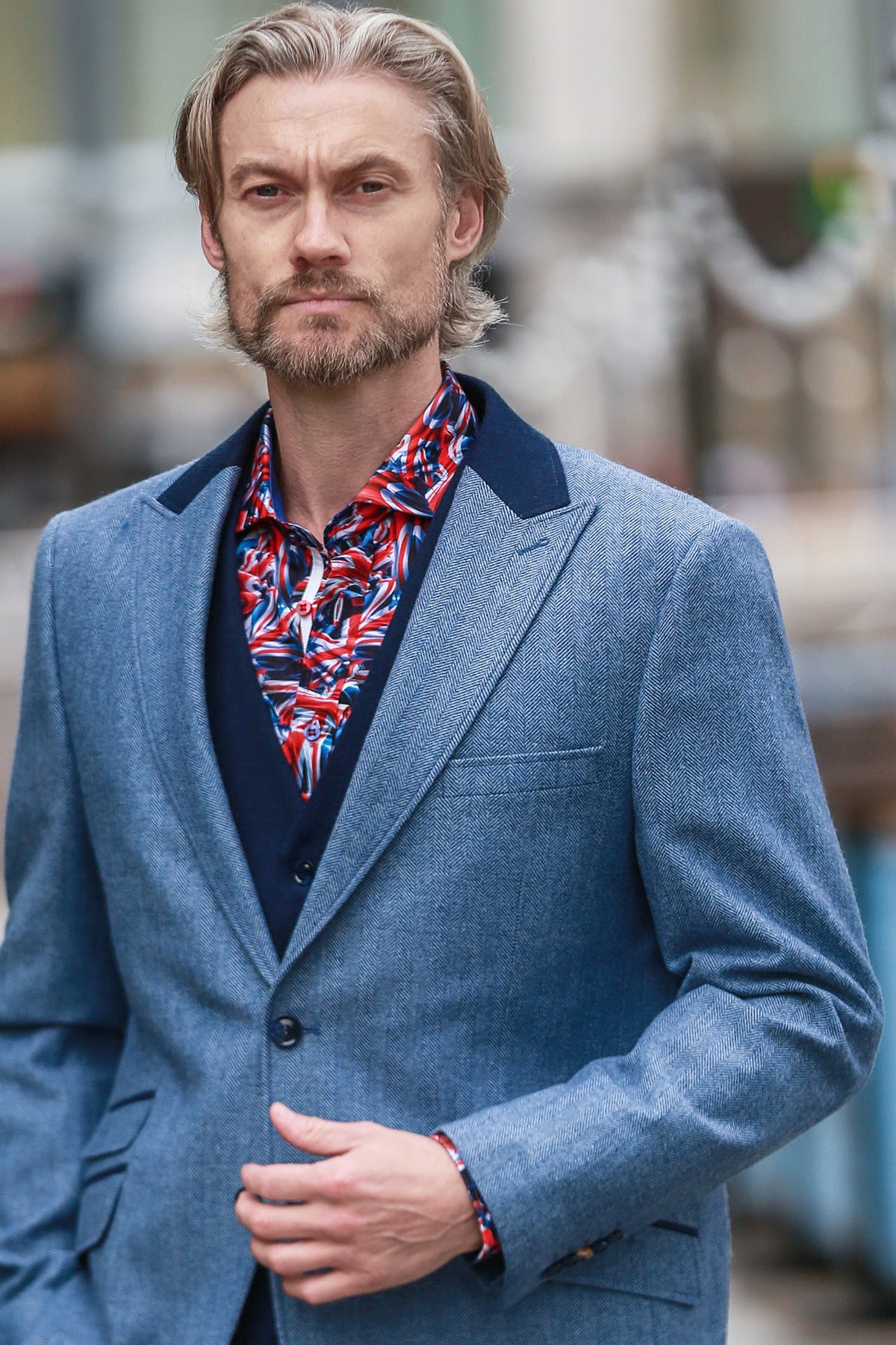 Race-Day Herringbone Jacket - Claudio Lugli Shirts