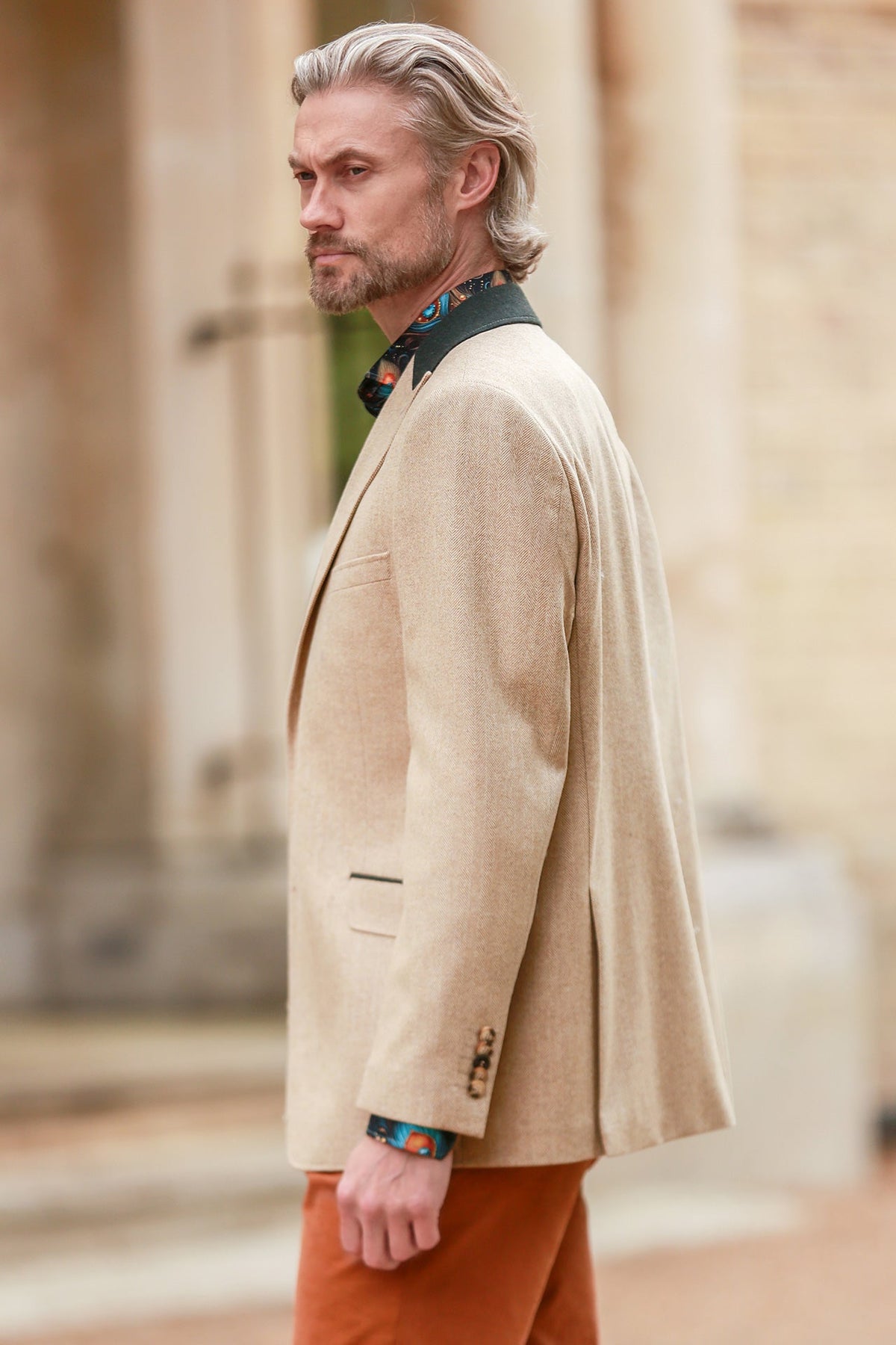 Race-Day Herringbone Jacket - Claudio Lugli Shirts