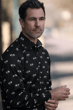 RACING FLAG MOTORSPORT PRINT SHIRT - Claudio Lugli Shirts